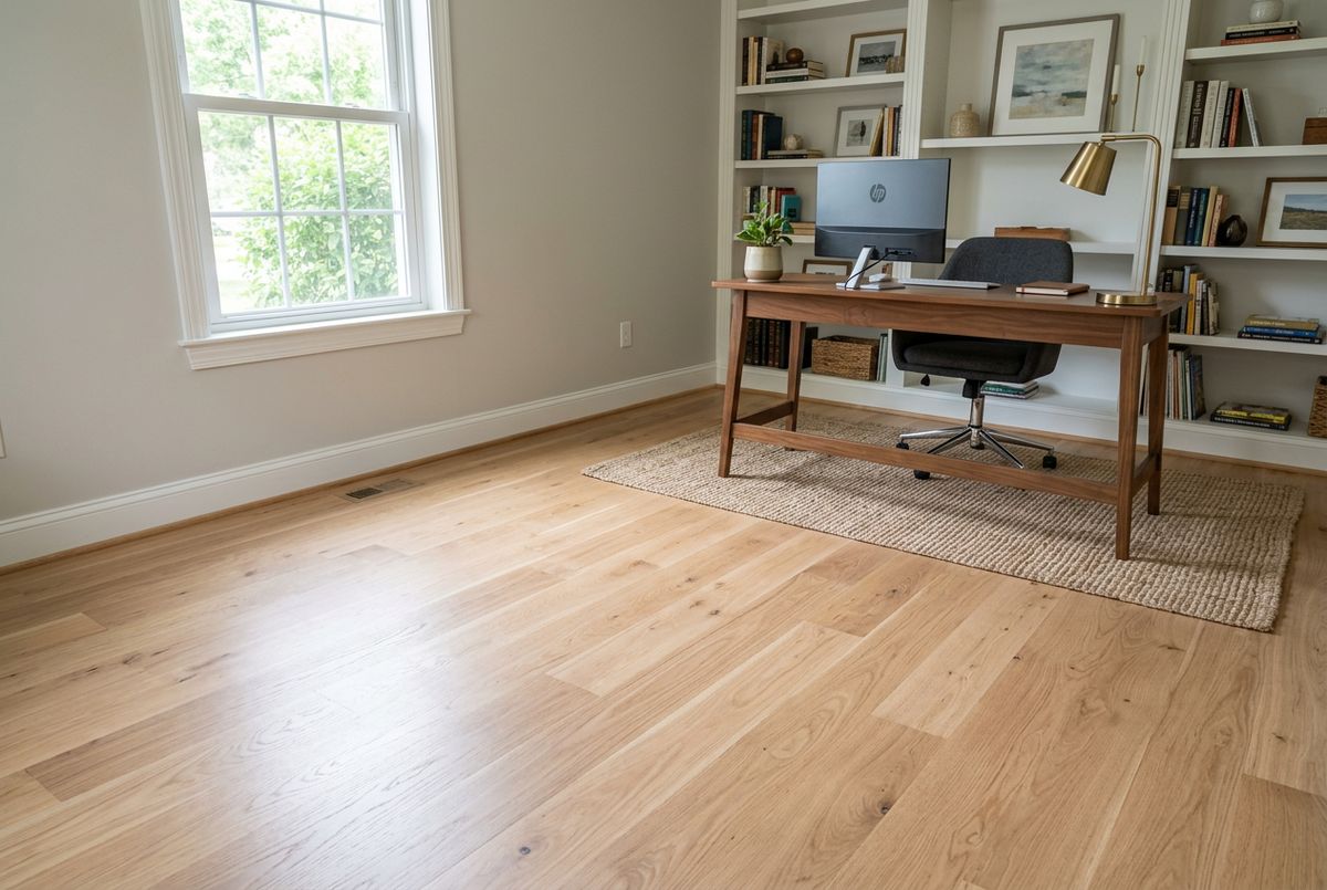 Recently installed flooring in a Adamsville, AL home