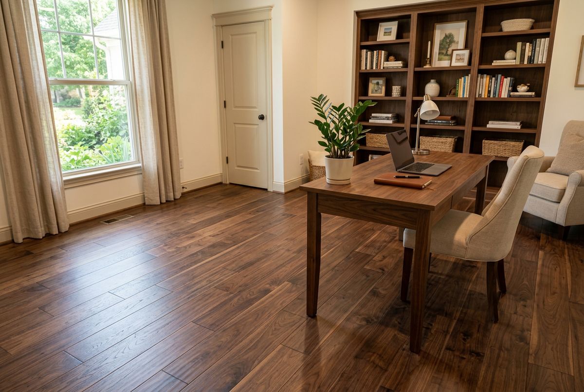 Recently installed flooring in a Anthem, AZ home