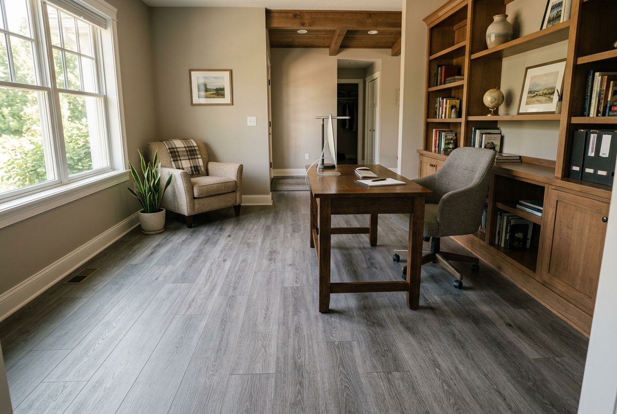 Recently installed flooring in a Anthem Highlands, CO home