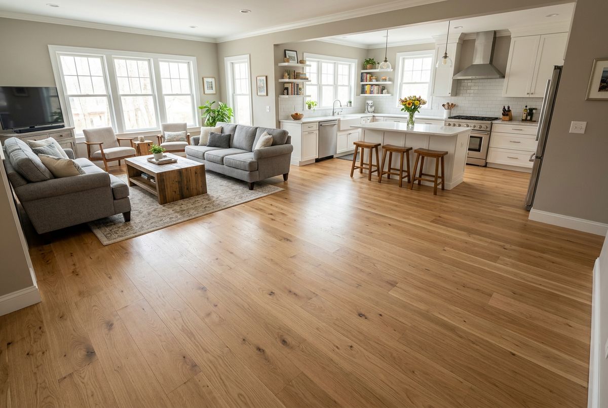 Recently installed flooring in a Apache Junction, AZ home