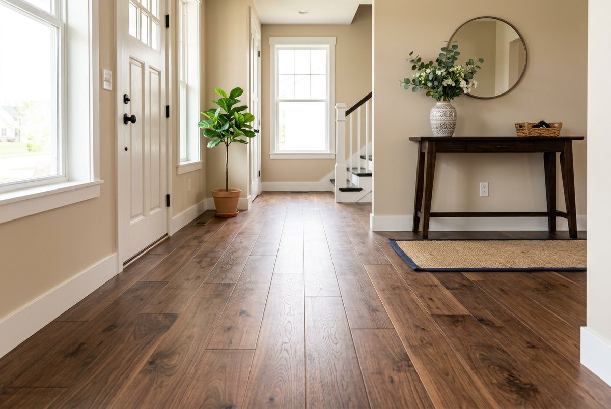 Recently installed flooring in a Arizona City, AZ home