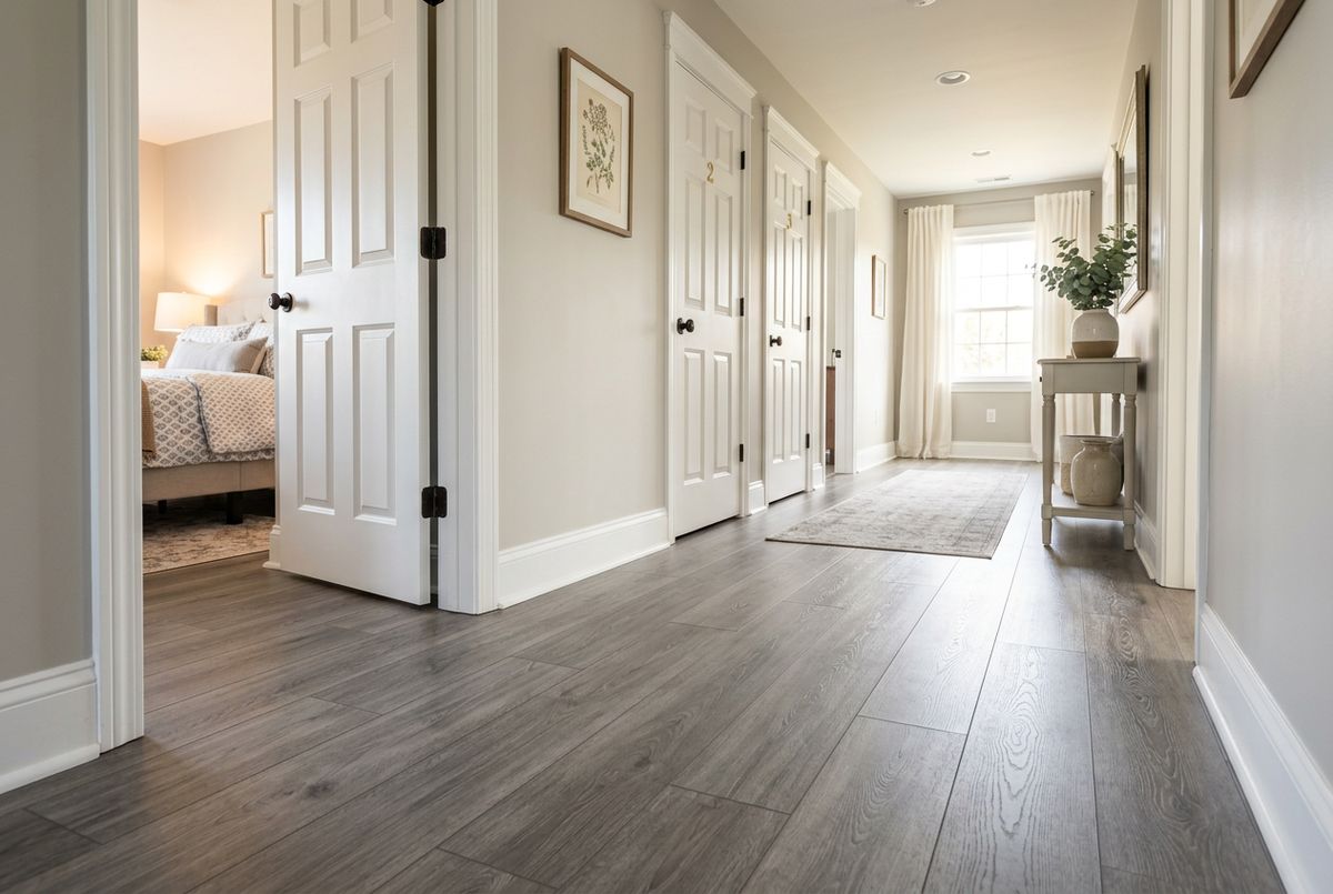 Recently installed flooring in a Atlantic Beach, FL home