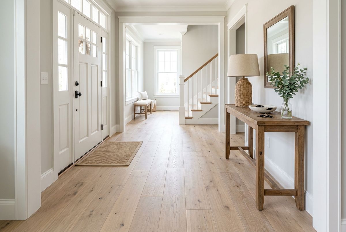 Recently installed flooring in a Bagdad, KY home