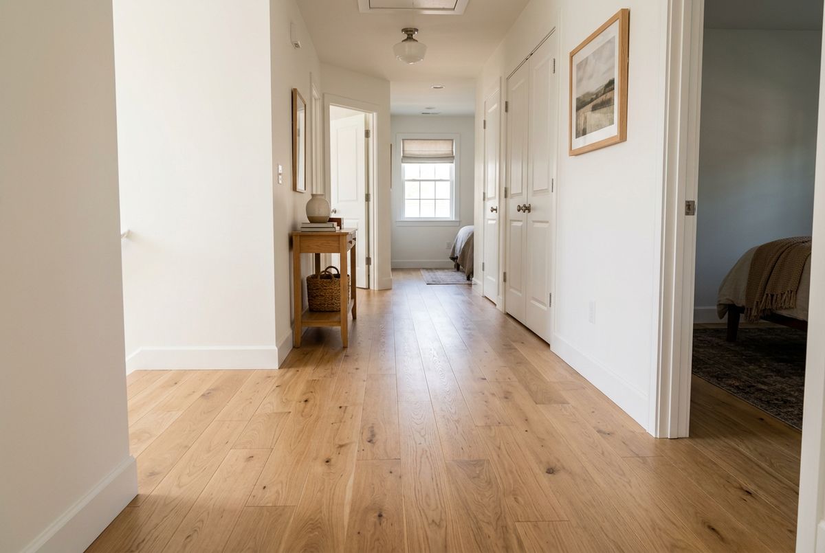 Recently installed flooring in a Belle Isle, FL home
