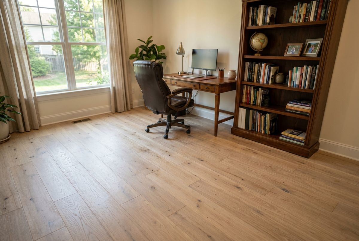 Recently installed flooring in a Buenaventura Lakes, FL home