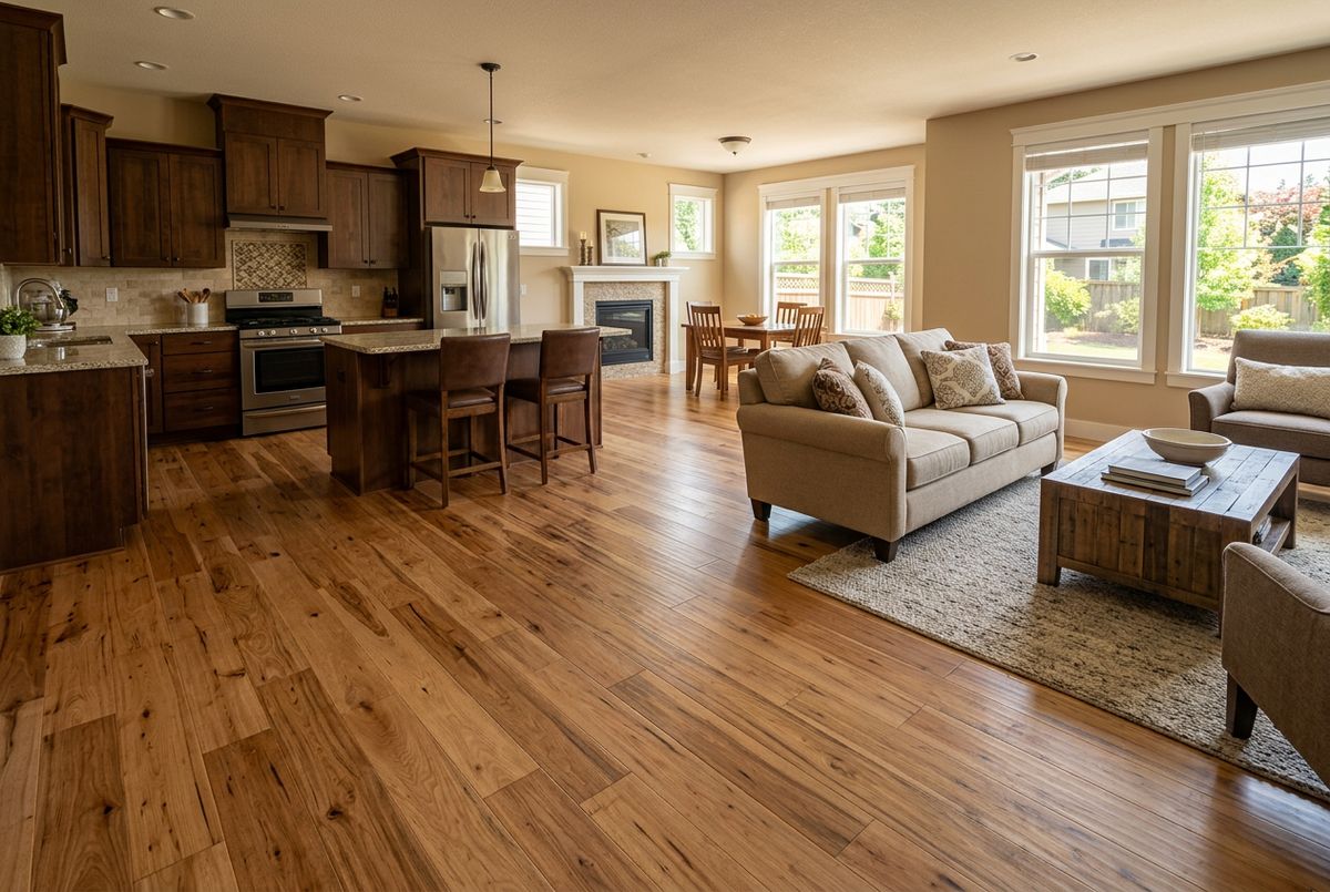 Recently installed flooring in a Dames Quarter, MD home