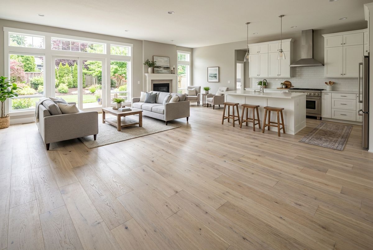 Recently installed flooring in a El Mirage, AZ home