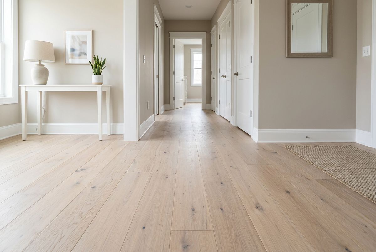 Recently installed flooring in a Longwood, FL home