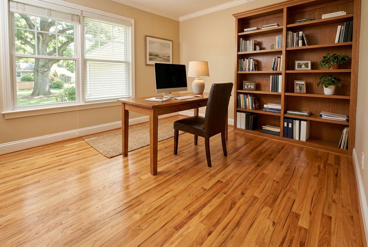 Recently installed flooring in a Mountain Brook, AL home