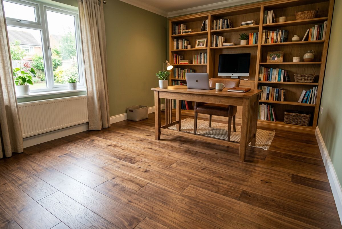 Recently installed flooring in a Moncks Corner, SC home