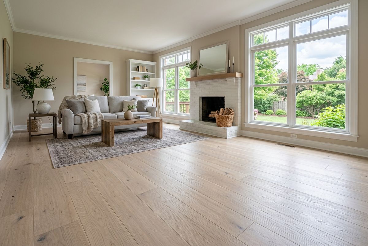 Recently installed flooring in a Safety Harbor, FL home