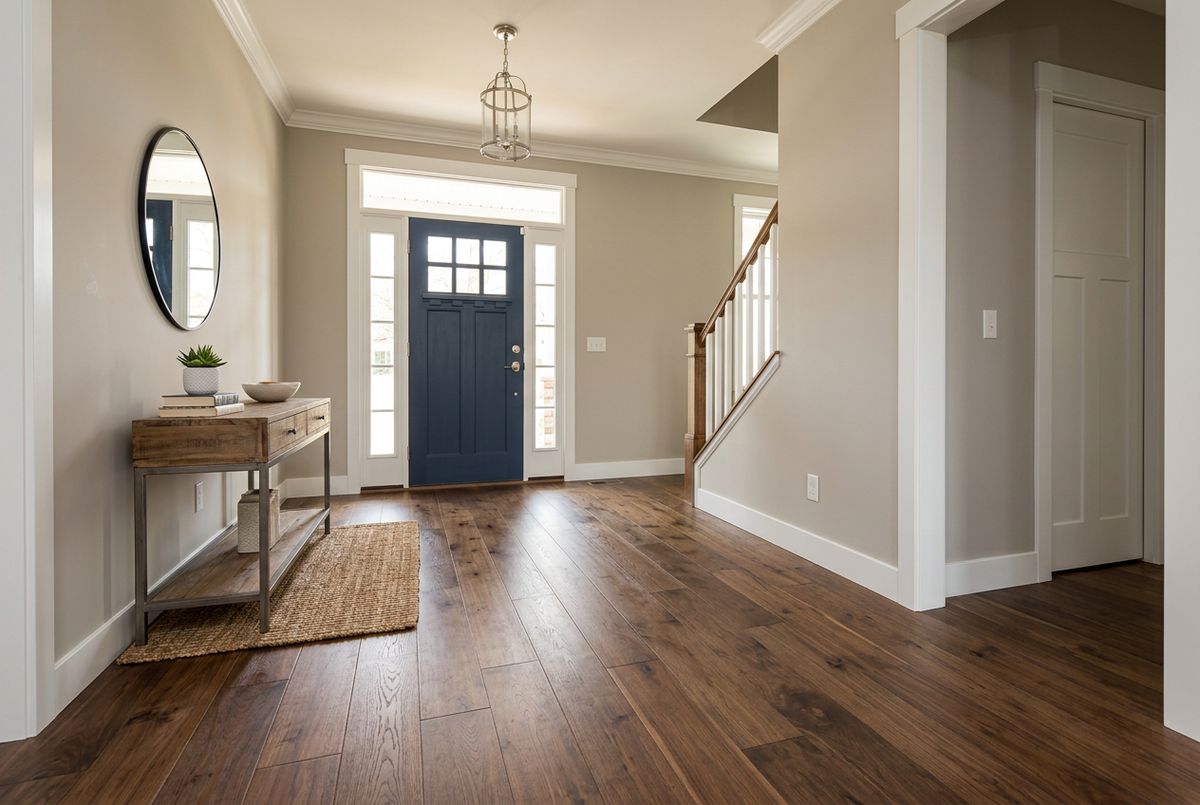Recently installed flooring in a Winter Park, FL home